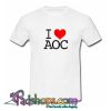 I Love AOC Alexandria Ocasio Cortez T shirt SL