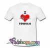 I Love Towelie White Tshirt SL