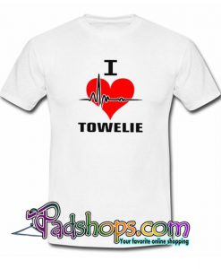 I Love Towelie White Tshirt SL