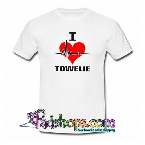 I Love Towelie White Tshirt SL