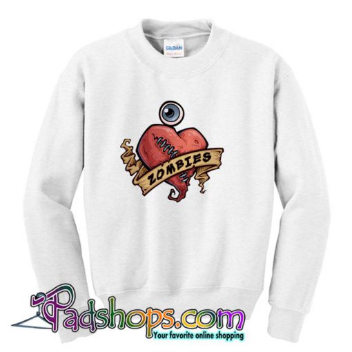 I Love Zombies Sweatshirt (PSM)