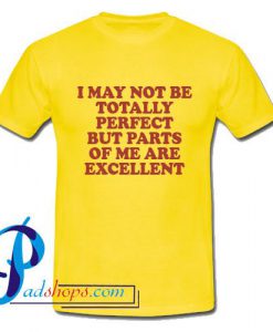 I May Not Be Totally Perfect But Parts Of Me Are Excellent T Shirt