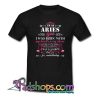 I m An Aries Girl I Was Born With My Heart On My Sleeve T Shirt SL
