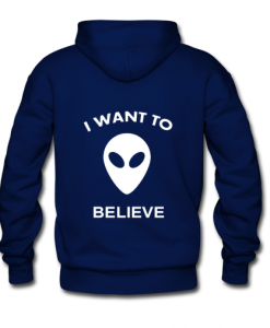 I want to believe Alien(BACK) hoodie