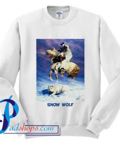 Indian Snow Wolf Sweatshirt