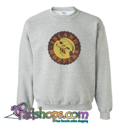 Island Hoppers  brown Pullover Sweatshirt SL