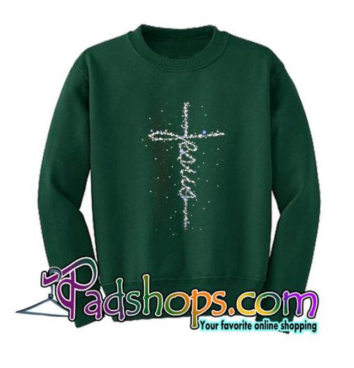 Jesus Cross Galaxy Sweatshirt