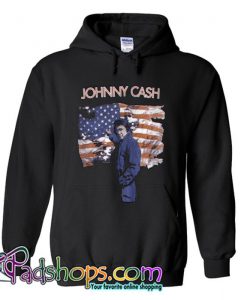 Johnny Cash USA Flag Hoodie  SL