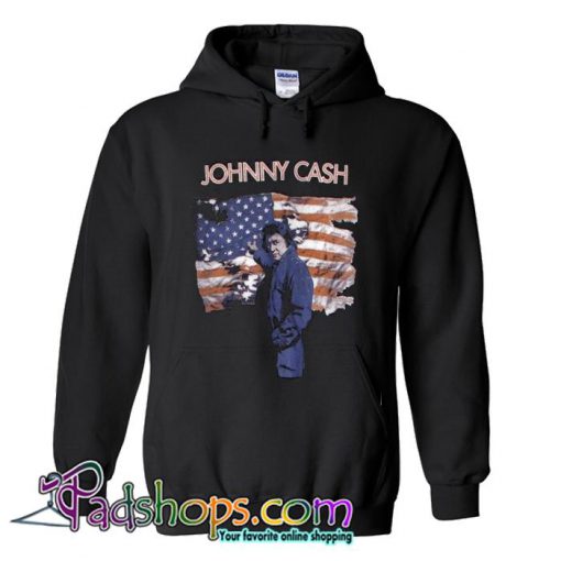 Johnny Cash USA Flag Hoodie  SL