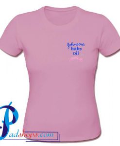 Johnson's Baby Oil Logo T Shirt