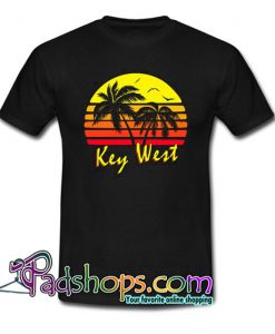 Key West Retro Sunset T Shirt SL