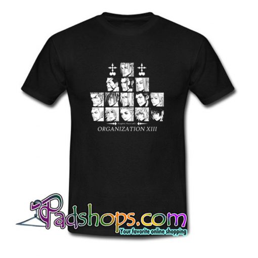 Kingdom Hearts Organization XIII T Shirt SL