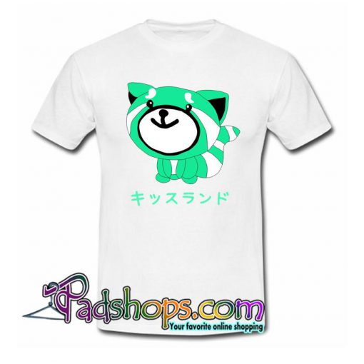 Kiss Land Panda T S hirt SL