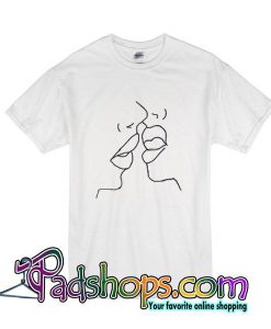 Kiss Line Art T-Shirt