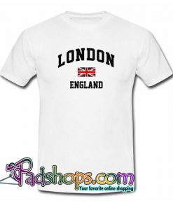 London England Flag T Shirt SL