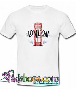 London Telephone Box T Shirt SL
