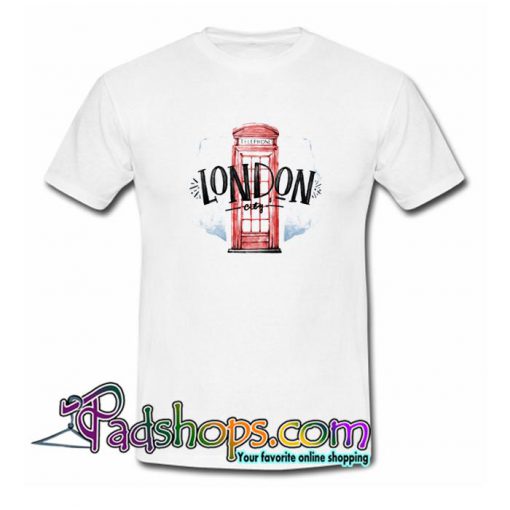 London Telephone Box T Shirt SL