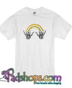 Louis Tomlinson rainbow skeleton hand T Shirt