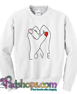 Love Hand Tee  Sweatshirt SL