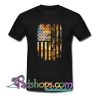 Lovely American Flag Jeep  T Shirt SL
