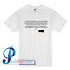 Loving others always costs us something and requires effort T shirt
