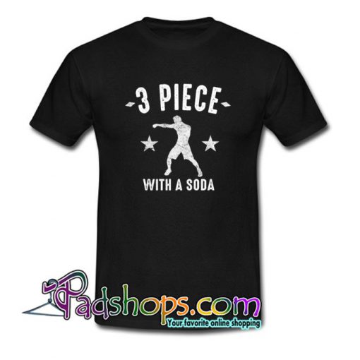 MMA Punch Combination Three Piece With A Soda T Shirt SL