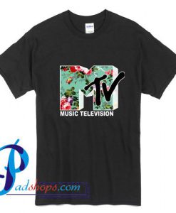 MTV Logo Flower T Shirt