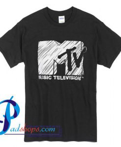 MTV Logo Print T Shirt