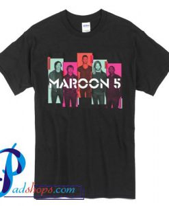 Maroon 5 Photo Blocks T Shirt