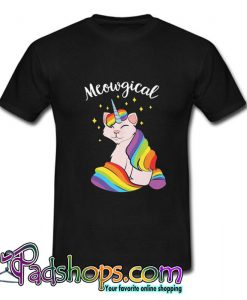 Meowgical Funny T Shirt SL