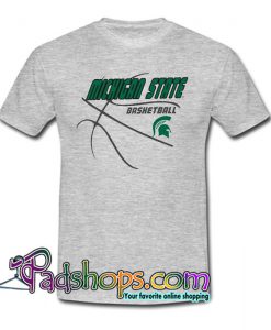 Michigan State University Basketball T Shirt SL