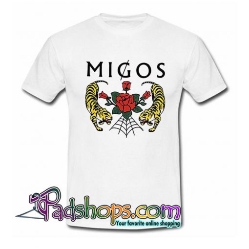 Migos Flower Tiger T Shirt SL