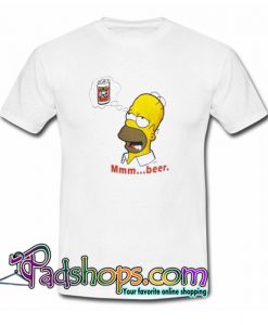 Mmm Beer Simpson T Shirt SL