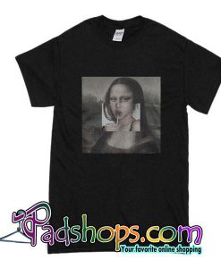 Mona Lisa Lollipop Lips T-Shirt