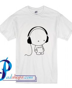 Music Baby Print T Shirt