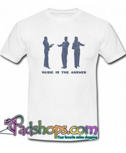 Music Is The Answer T Shirt SL