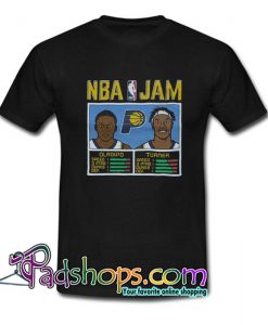 NBA Jam Pacers Oladipo And Turner  T Shirt SL