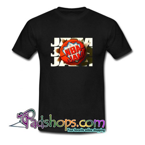 NBA Jam Retro Vintage Video Game Logo T Shirt SL