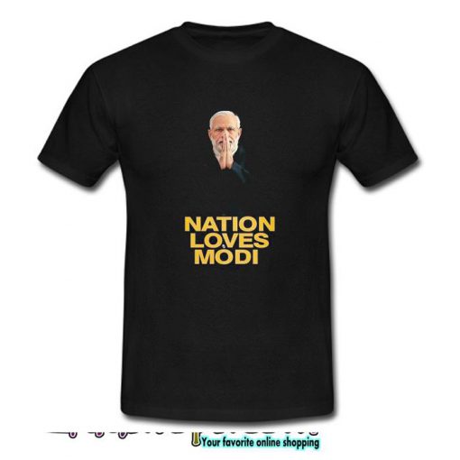 NaMo Nation Loves Modi T shirt SL