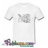 New York City Map Illustration and Wall Decal T Shirt SL