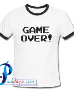 Nintendo Game Over Ringer Shirt