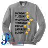 One Week Emoji Sweatshirt