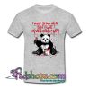 Panda never grow up T shirt SL