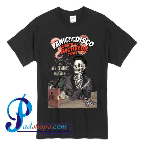 Panic! At The Disco Announce Death Of A Bachelor Tour T Shirt