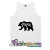 Papa Bear and Baby Bear Daddy & Me Outfit tank tops