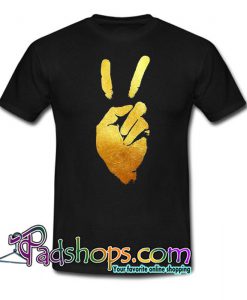 Peace Hand Art T Shirt SL