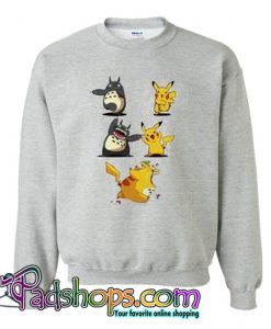 Pikachu fusion Totoro became Totochu or Pikaro Sweatshirt SL