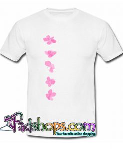 Pink Flower T Shirt SL