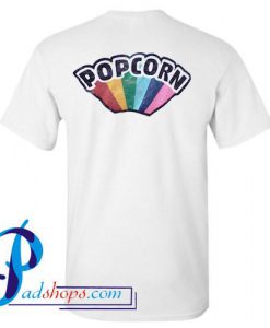 Popcorn Rainbow T Shirt Back