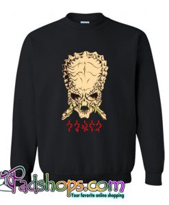 Predator Skull And Red Signs Sweatshirt SL